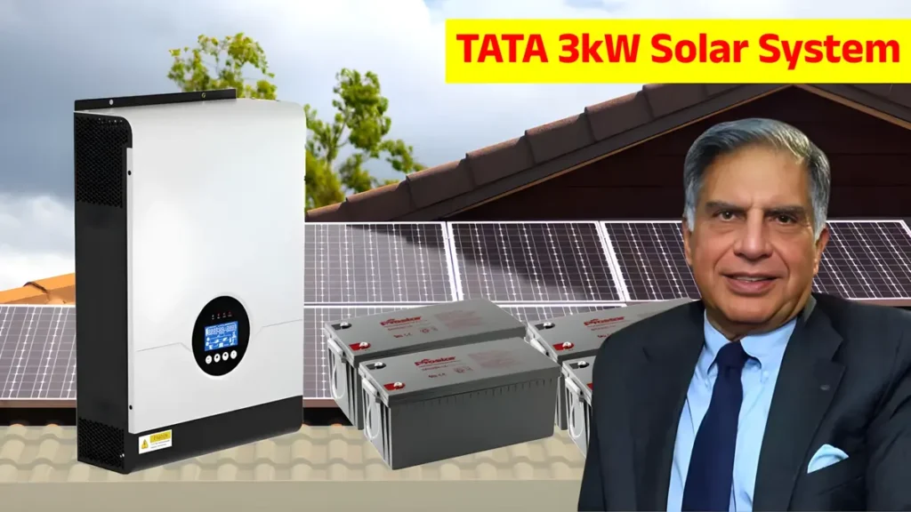 Tata 3kw Solar System
