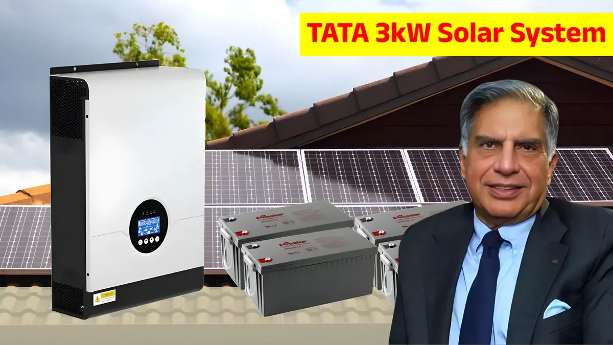 Tata 3kw Solar System